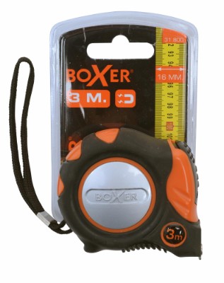 Boxer® tape measure with autostop 3 metres