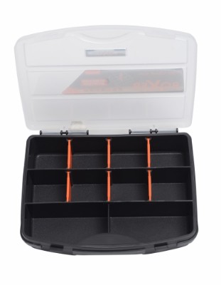 Boxer® organiser box with 8 compartments 19 x 15 x 4 cm.