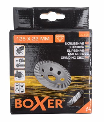 Boxer® diamond scrubbing disc Ø125×22 mm