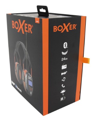 Boxer® earmuffs with Bluetooth and DAB/FM radio
