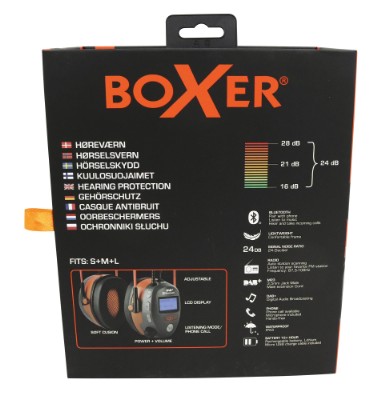Boxer® earmuffs with Bluetooth and DAB/FM radio