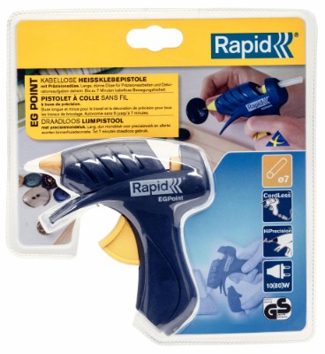 Rapid® EG Point cordless glue gun 10 Watts