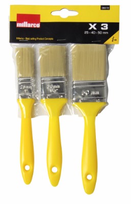 Artist paint brush set - 3 brushes