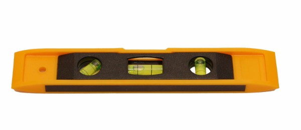 Millarco® torpedo spirit level with 3-libeller and magnet