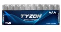 Tyzon AAA alkaline batteries 40-pack