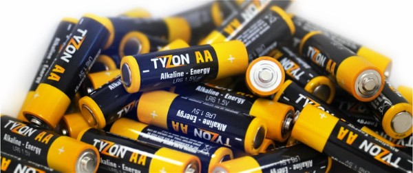 Tyzon AA alkaline batteries 40-pack