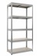 HOME It® steel shelf unit with 5 shelves 1800×900×450 mm galvanised