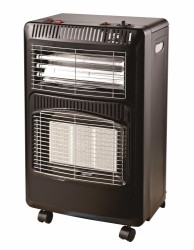 HOME It® foldable gas heater with electric fan heater 3 heat steps 1,5/ 2,8 /4,2 kW
