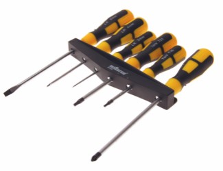 Milarco® screwdriver set with hanger 6 pcs.