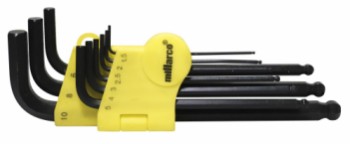 Millarco® hex key set with ball 1,5-10 mm 9 pcs.