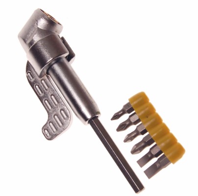 Millarco® angle attachment for drill/screwdriver 6 pcs