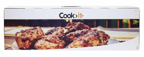 Cook>it® rotisserie for Cook>it® and Weber gas grill stainless steel