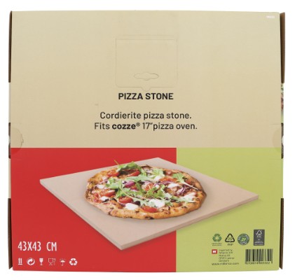 Cozze® pizza stone 42.5×42.5x1 cm