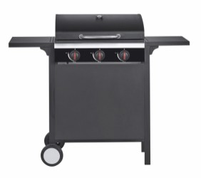 Gas barbecue with 3 burners