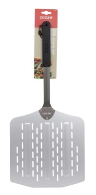 Cozze® lightweight pizza paddle with holes 66x30x30 cm - aluminium