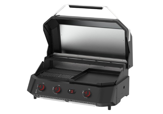 Cozze® G-800 COMB0 Plancha-Grill, 3 Gas burners, 30mbar