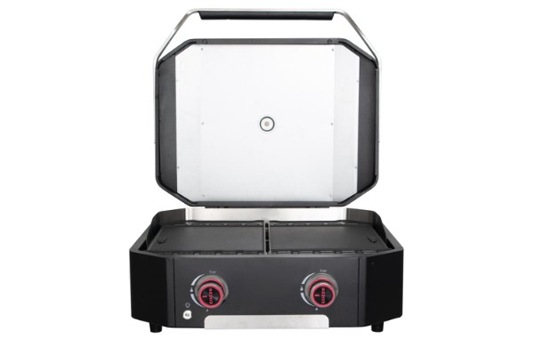 Cozze®Plancha 2-B 600 Gas 50Mbar/DE+AU med regulator & Slang