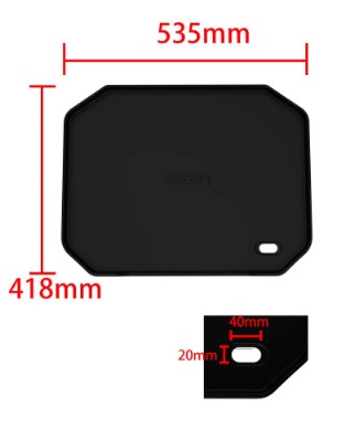 Cozze® G-500 Plancha 2 for gas with regulator & hose 50Mbar