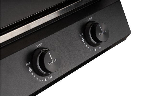 Cozze® G-400 Plancha, 2-brændere, 50mbar - DE+AT inkl. regulator