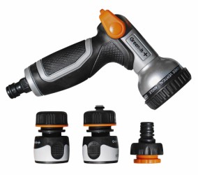 HOME It® sprinkler nozzle with regulation and 9 spray functions incl. 3 parts