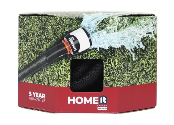 HOME It® universal flexible water hose with clutch 15 meter latex