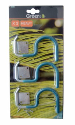 Green>it® tool hangers with soft rubber suspension 3 pcs.