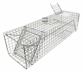 HOME It® Marten trap with 1 entrance 77 × 21 × 18 cm galvanised