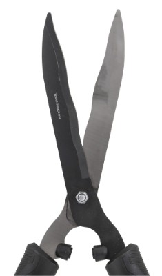 HOME it® hedge shears with wave-shaped blades and telescopic function