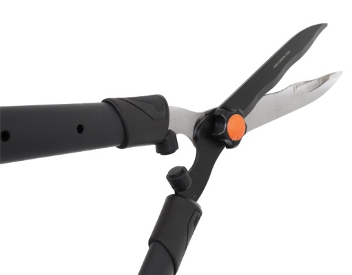 HOME it® hedge shears with wave-shaped blades and telescopic function
