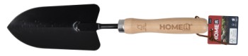 HOME it® wide hand trowel with wooden handle