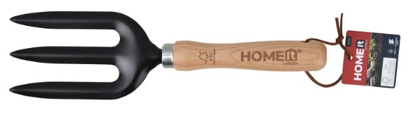 HOME it® plant fork with wooden handle