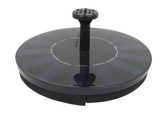 Solar-powered fountain