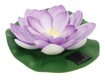 Lotus water lily with solar cells and light