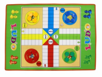 Play>it® giant ludo game for 2-4 people