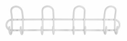 Home>it® coat rack with 4 hooks Ø8 mm x 54,5×6,5 x 13 cm white