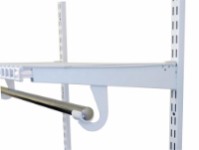 Closet rod holder x 2 - shelf support