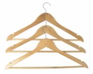 Home>it® hanger with trouser rod and slit 3 pack natural