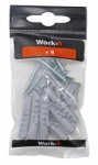 Work>it ® wall plugs with screws 8 pcs.