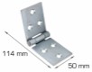 Home>it® flap hinge incl. screws 50 x 114 mm electro-galvanised