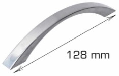 Home>it® curved handle 128 x 30 mm aluminium