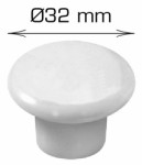 Home>it® Porcelain knob 32 x 25 mm white