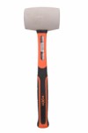 Boxer® rubber hammer with fibreglass handle 500 grams