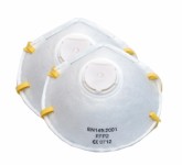 Millarco® FFP2SV dust mask with valve x 2 pcs.