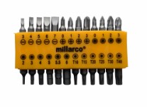 Millarco® bit set in belt holder 25 pcs.