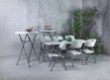 Enjoy>it® luxury folding chair 45 × 50 × 88 cm white/grey