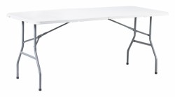 Enjoy>it® folding table 180x74x74 cm white/grey