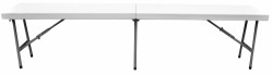 Enjoy>it® folding bench 183×30×44 cm white/grey