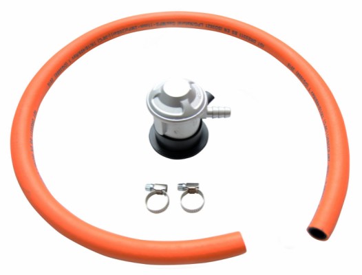Cozze® regulator set with 1.1 metre hose and 2 clamps DK/NO/FI