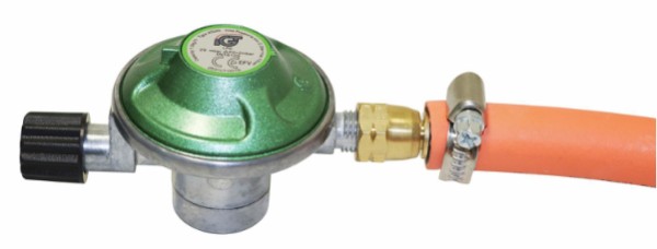 Cozze® regulator set with 0.5 metre hose and regulator and clamp DE/AT/CH