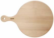 Cozze beechwood pizza cutting board with handle Ø300 mm